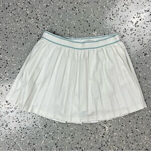 Peter Millar White Tennis Skirt skort with Blue Accent preppy athletic